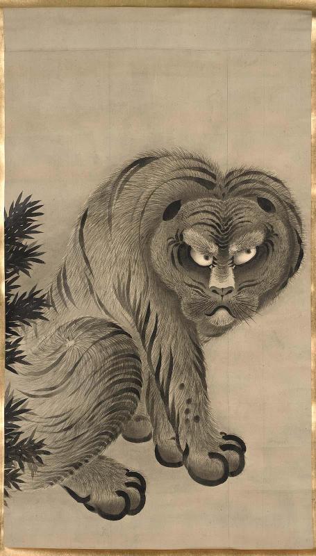 Tiger and bamboo