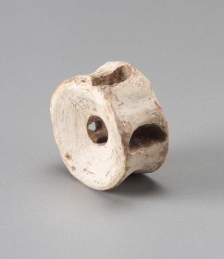 Fish vertebra game piece