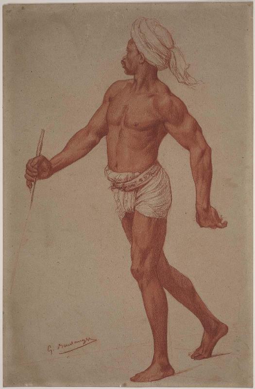 Study of Man in Turban and Loincloth