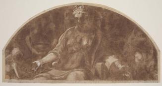 Munificence, Study for lunette in Camera della Virtù,  Palazzo Ducale, Mantua