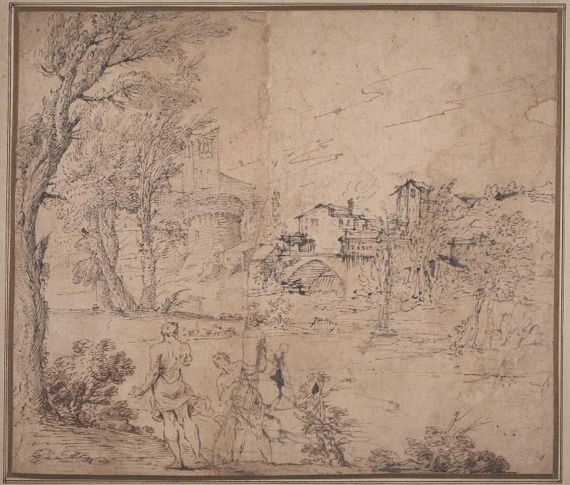 Landscape with two Figures