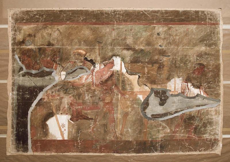 Facsimile of wall painting