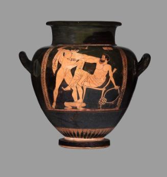 Jar (stamnos) with Herakles striking Linos