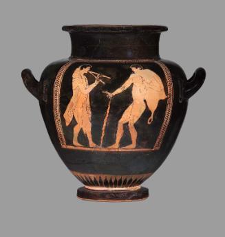 Jar (stamnos) with Herakles striking Linos
