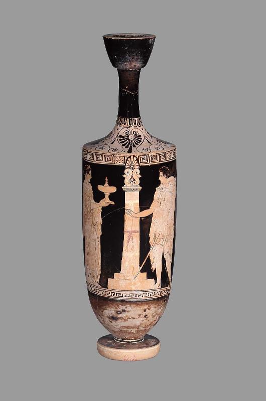 Oil flask (lekythos)