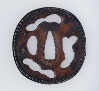 Tsuba with irregular openings