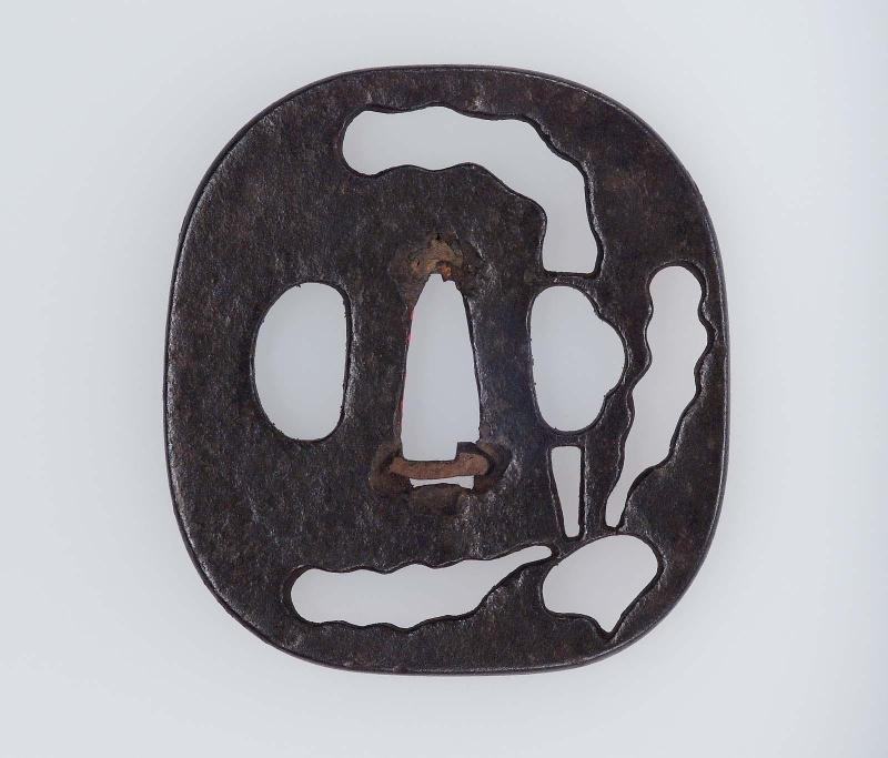 Tsuba with design of radish