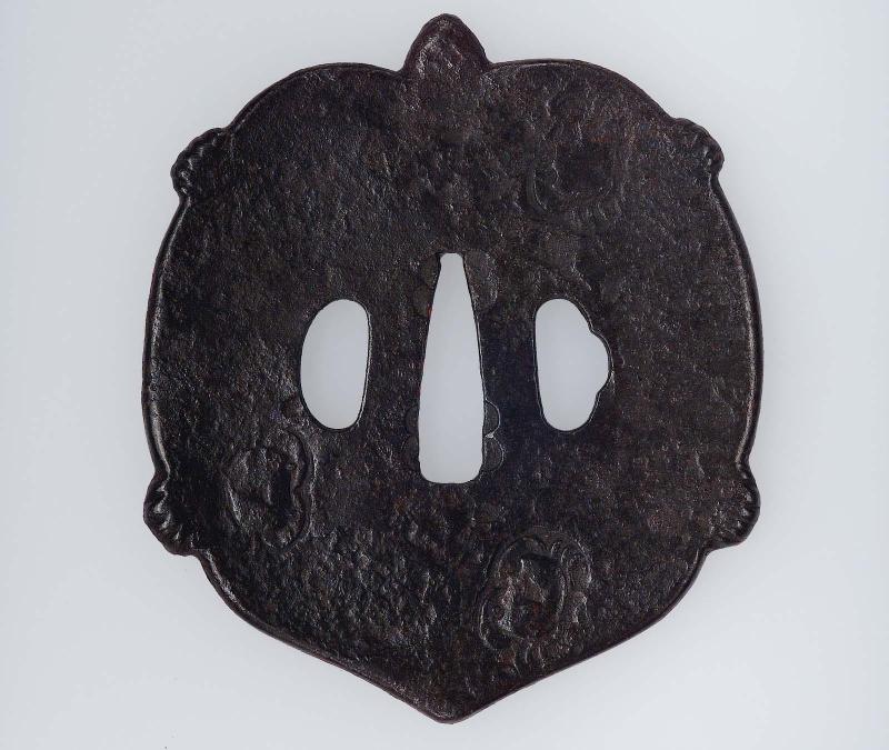 Tsuba in the form of a tortoise