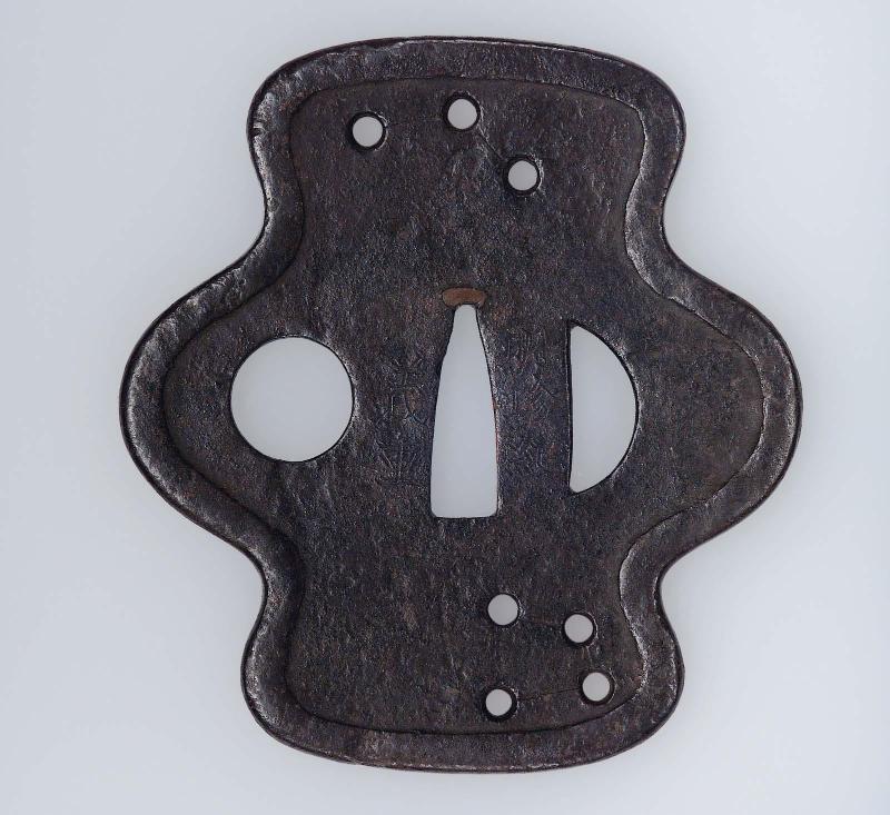 Tsuba with design of constellations