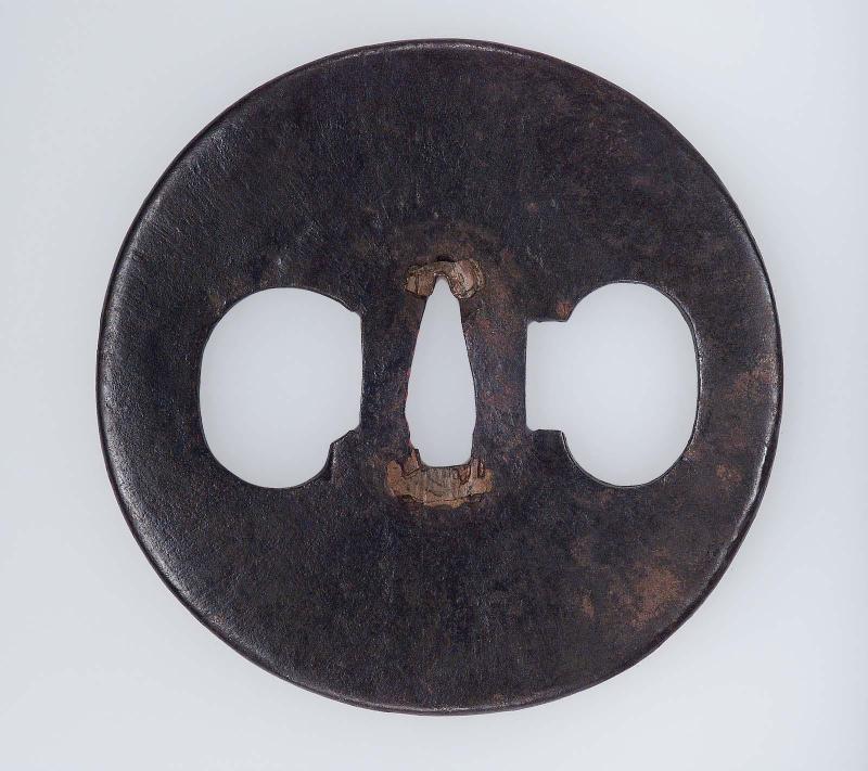Tsuba with two large openings