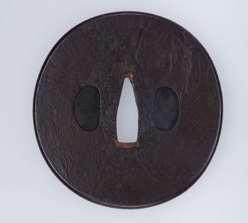 Tsuba with design of Kannon