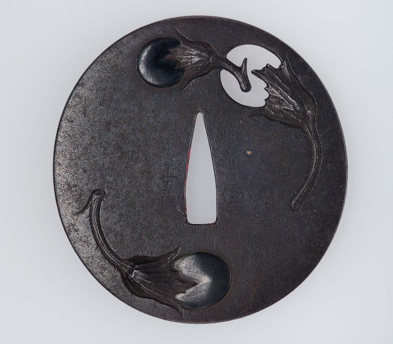 Tsuba with design of nasubi