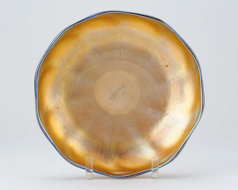 Scalloped dish (one of a pair)