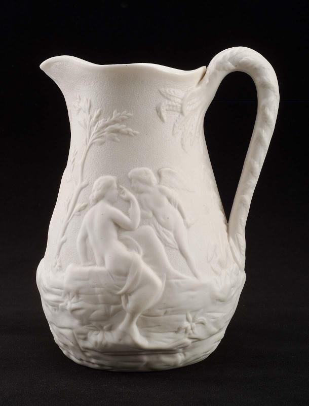 Pitcher with design of Cupid and Psyche