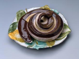 Tureen and stand in the form of an eel