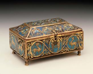 Casket with Beasts in Scrolls