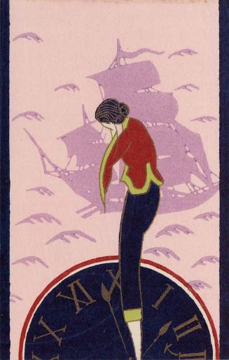 Woman Waiting for Her Beloved at 1:59 from the series Waiting for her Beloved in the Early Night Hours (Kimimatsu yoi)