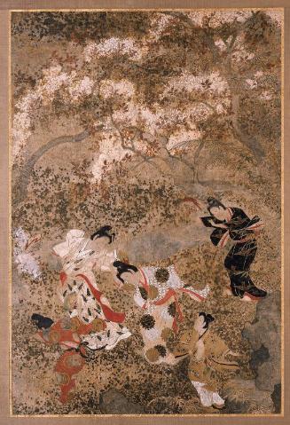 Partying Beneath Blossoming Cherry Trees