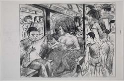 Madonna of the Subway (Roxbury Community College). Number 13 from the series Madonnas of Transportation
