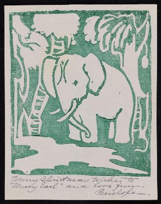 Elephant in Landscape