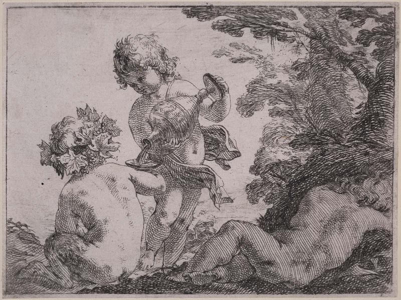 Children's Bacchanal with a Young Satyr
