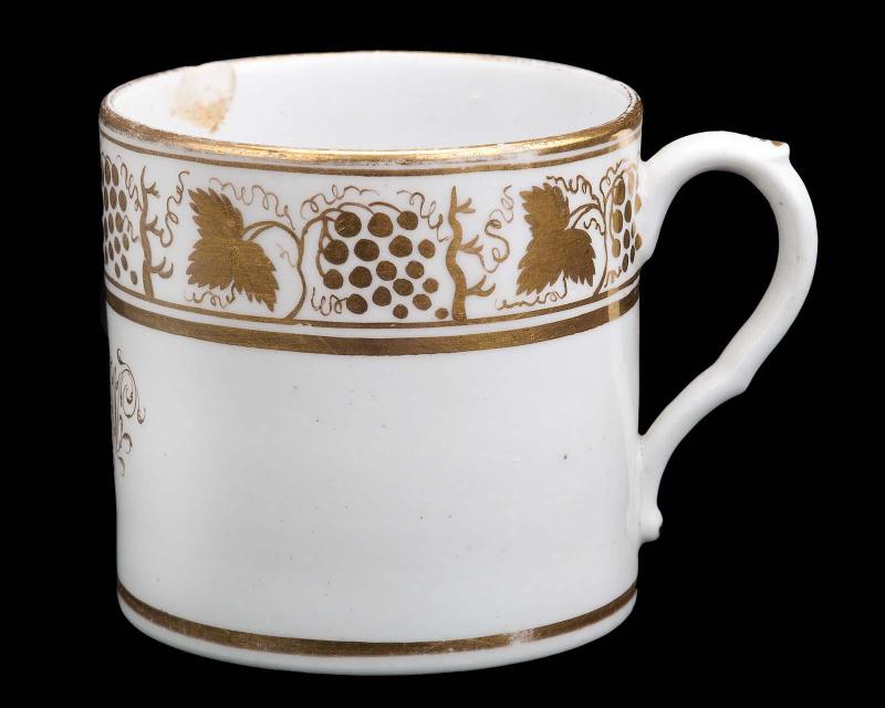 Chocolate mug (one of a set of seven)