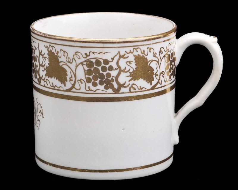 Chocolate mug (one of a set of seven)