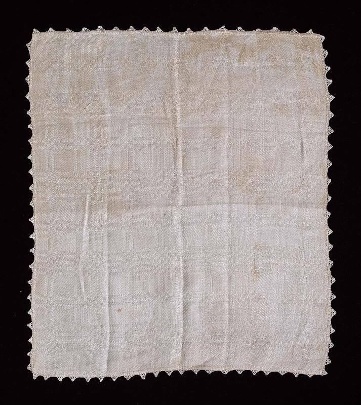 White linen napkin