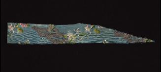 Fragment of embroidered brocade
