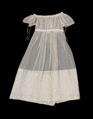 Child's dress of mull (one of two)