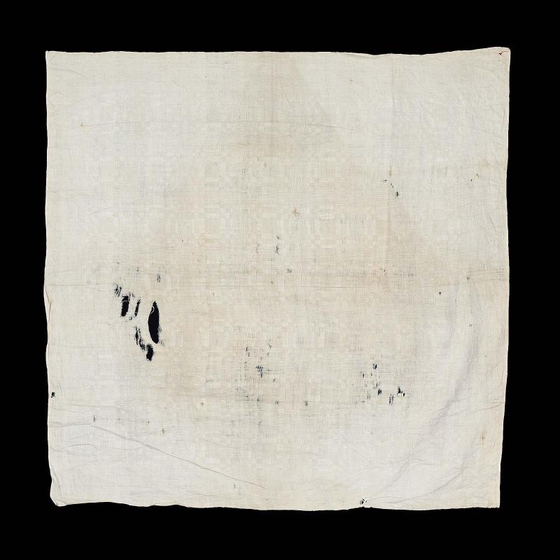 White linen napkin