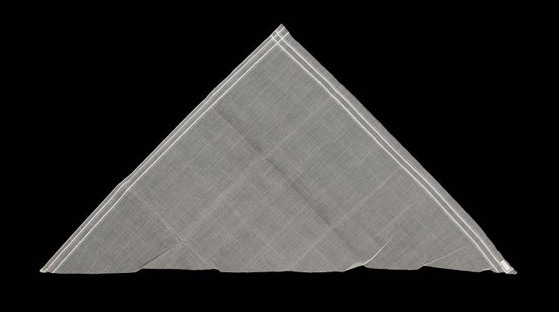 A Quaker's triangular kerchief