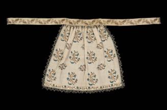 Embroidered apron