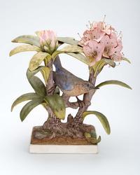 Blue bird (one of a pair)