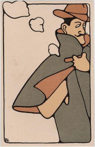 Makeshift Gentleman from the series Picture Postcards of Likenesses (Nita mono ehagaki)
