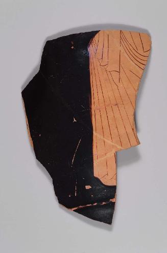 Column-krater (mixing bowl) fragment with draped figure