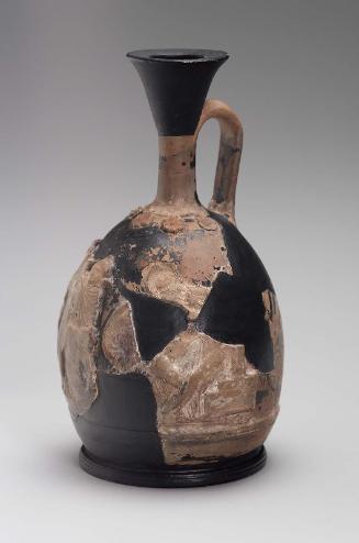 Lekythos with relief scenes of the Trojan War
In relief: Greek and Trojan warriors, Ajax and Cassandra
