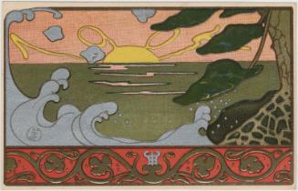 Sunset over the Ocean (from an unidentified series)