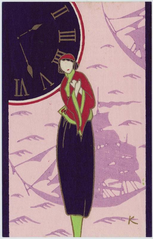 Woman Waiting for Her Beloved at 2:25 from the series Waiting for her Beloved in the Early Night Hours (Kimimatsu yoi)