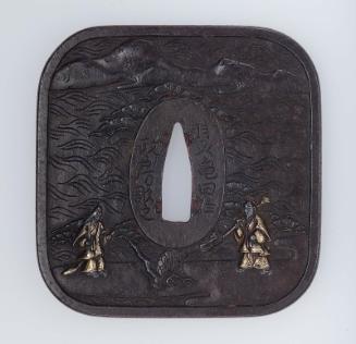 Tsuba with design of Jo and Uba
