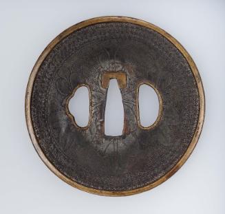 Tsuba with design of paulownia mon