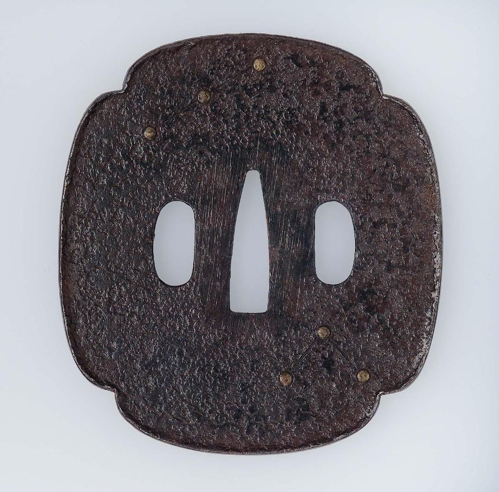 Tsuba with design of constellations