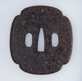 Tsuba with design of constellations