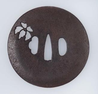 Tsuba with design of paulownia
