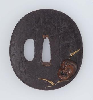 Tsuba with design of No mask