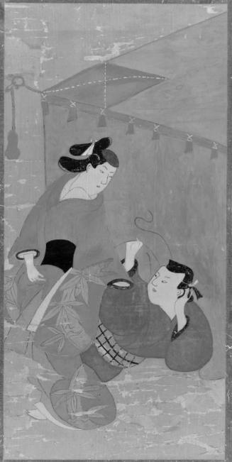 By the Mosquito Netting (Actor and Male Performer in Female Guise)
