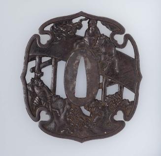 Tsuba with design of Chôryô and Kôsekiko
