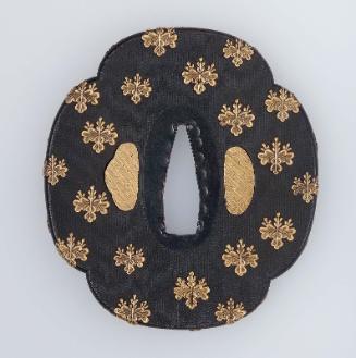 Tsuba with design of paulownia mon