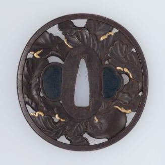 Tsuba with design of turnips