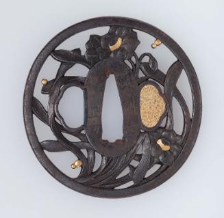 Tsuba with design of suisen